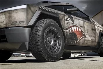 Tesla Cybertruck 2024 P-51 Mustang-Inspired Full Vehicle Designer Wrap