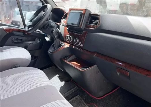 Renault Master III from 2019 3D Interior Dashboard Trim Kit Dash Trim Dekor 24-Parts