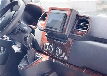 Renault Master III from 2019 3D Interior Dashboard Trim Kit Dash Trim Dekor 24-Parts