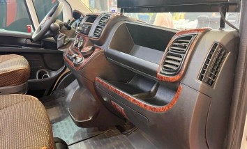 Fiat Ducato 2022 Kit de molduras de tablero interior 3D Decoración de tablero 27 piezas - DUCATO - 3