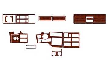 Volvo FH Version 5 ab 2020 XL XXL Mascherine sagomate per rivestimento cruscotti 19-Decori Volvo FH Version 5 ab 2020 XL XXL Mascherine sagomate per rivestimento cruscotti 19-Decori