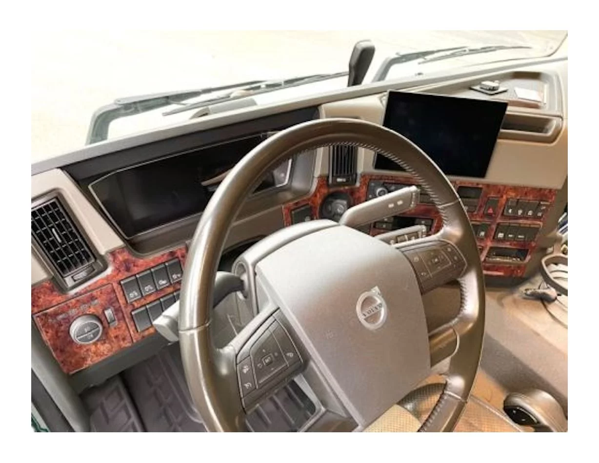 Volvo FM Version 5 ab 2020 Mittelkonsole Armaturendekor Cockpit Dekor 6-Teile - 1- Cockpit Innenraum Dekor 