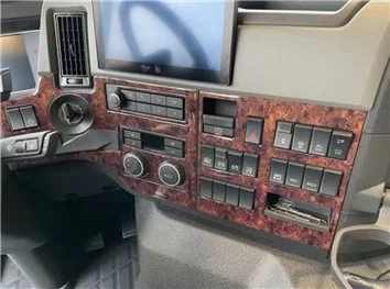 Volvo FH Version 5 ab 2020 XL XXL Mascherine sagomate per rivestimento cruscotti 19-Decori