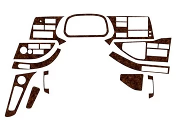 Mercedes Tourismo 2022 RHD Mittelkonsole Armaturendekor Cockpit Dekor 12-Teile - 4- Cockpit Innenraum Dekor 