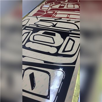 Ford New Transit 2020 3D Decor de carlinga su interior del coche 27-Partes