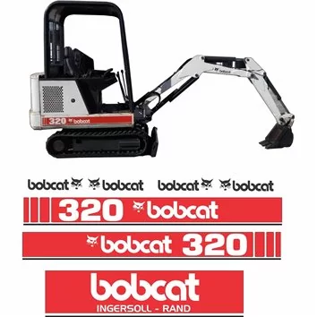 Bobcat 320 Replacement Vector Decal Files for Print & Cut