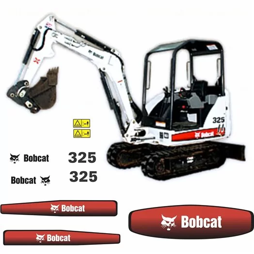 Bobcat 320 Vektordateien für Print & Cut - 1- Cockpit Innenraum Dekor 