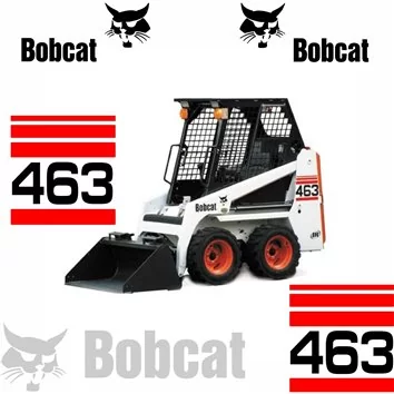 Bobcat 463 Fichiers Vectoriels pour Impression & Découpe 