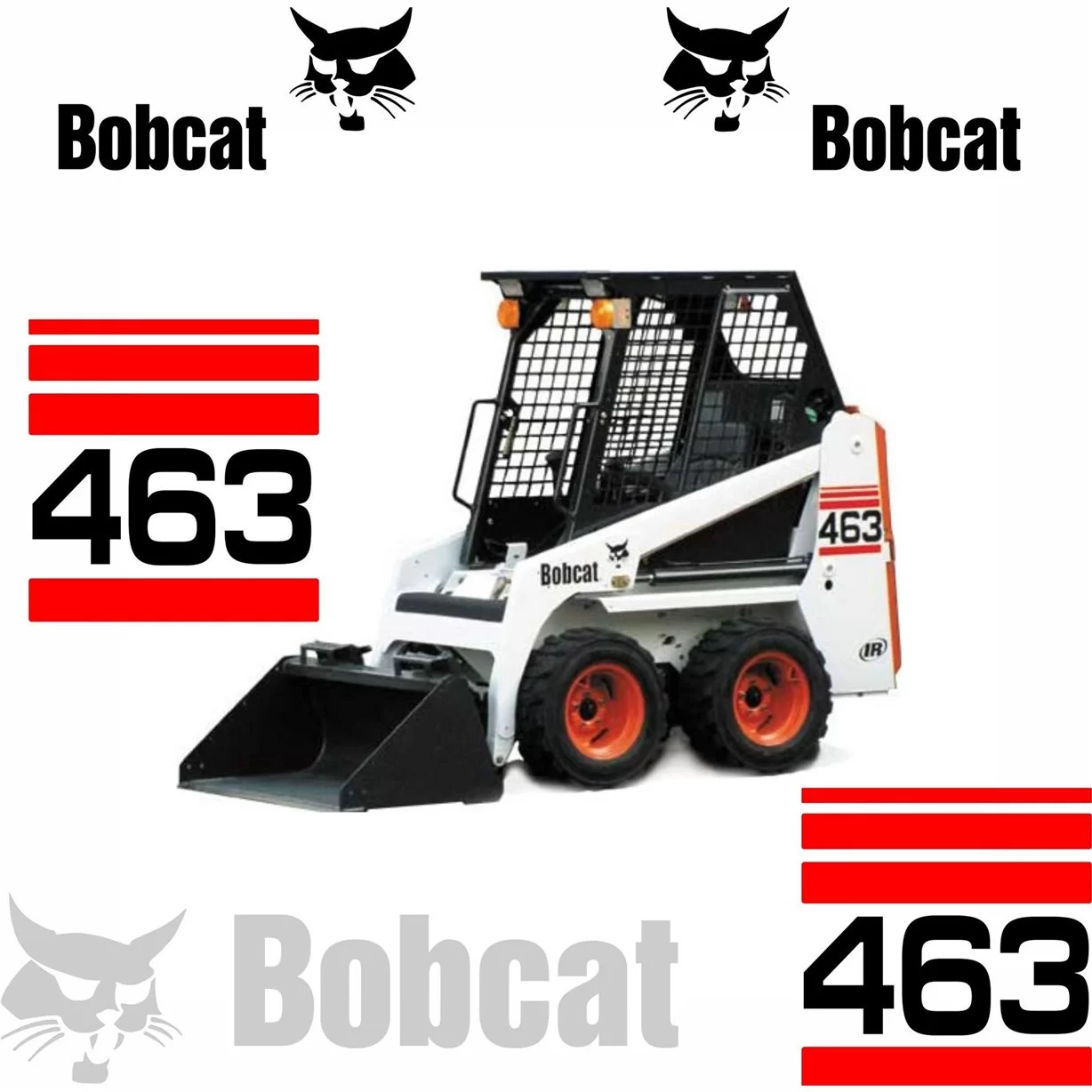 Bobcat 463 Vector Bestanden voor Print & Cut