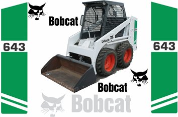 Bobcat 643 Replacement Vector Decal Files for Print & Cut