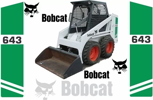 Bobcat 643 Vector Bestanden voor Print & Cut