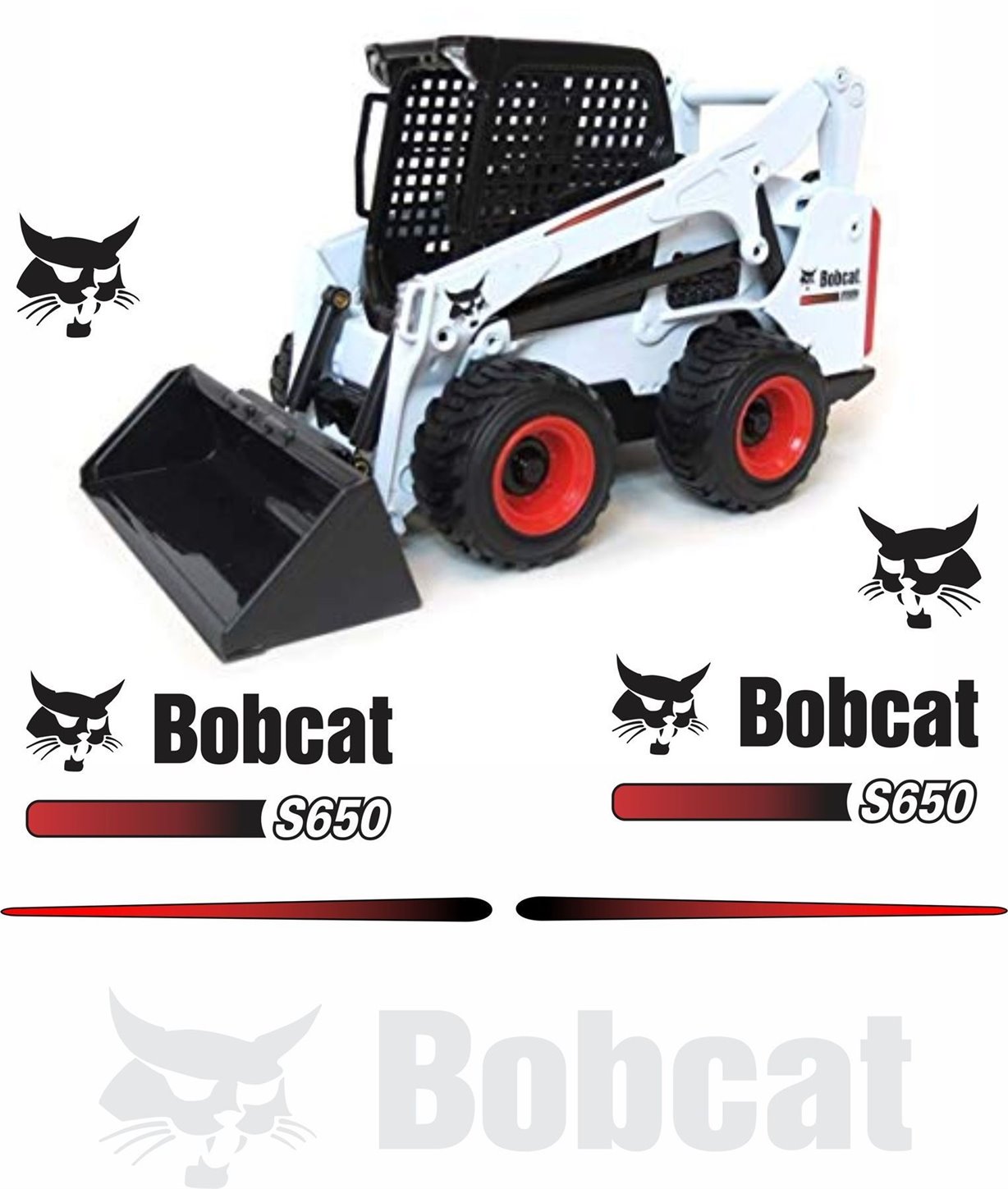Bobcat S650 Fichiers Vectoriels pour Impression & Découpe Bobcat S650 Fichiers Vectoriels pour Impression & Découpe