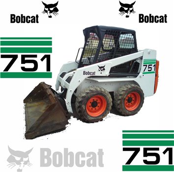 Bobcat 751 Replacement Vector Decal Files for Print & Cut