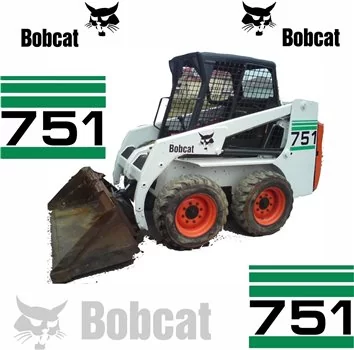 Bobcat 751 Vektordateien für Print & Cut - 1- Cockpit Innenraum Dekor 