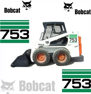 Bobcat 753 Replacement Vector Decal Files for Print & Cut