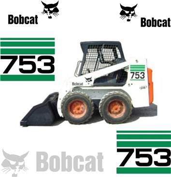 Bobcat 753 Vektordateien für Print & Cut