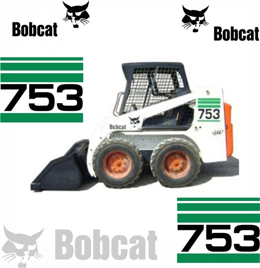 Bobcat 753 Fichiers Vectoriels pour Impression & Découpe Bobcat 753 Fichiers Vectoriels pour Impression & Découpe