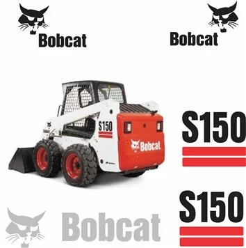 Bobcat S150 Vektordateien für Print & Cut - 1- Cockpit Innenraum Dekor 2