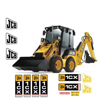 JCB 1CX Escavatore mobile File Vettoriali per Stampa e Taglio