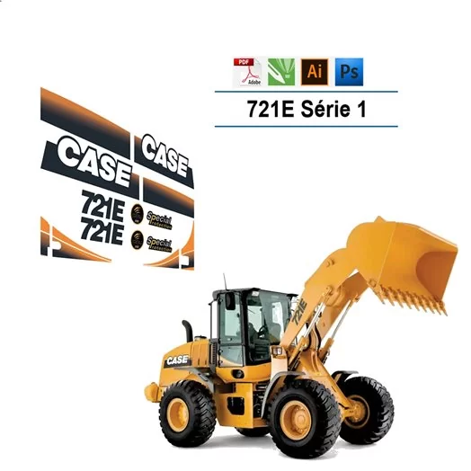 Case 721E Series 1 Drum Roller Replacement Vector Decal Files for Print & Cut Case 721E Series 1 Drum Roller Replacement Vector Decal Files for Print & Cut