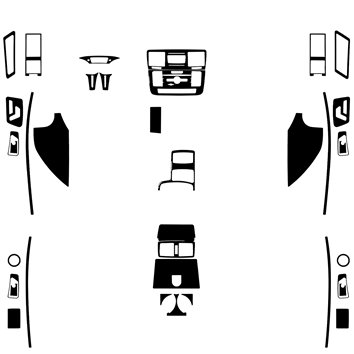 Mercedes Benz G Class W463 20013-2018 Full Set, OEM Compliance Interior Dash Trim Kit