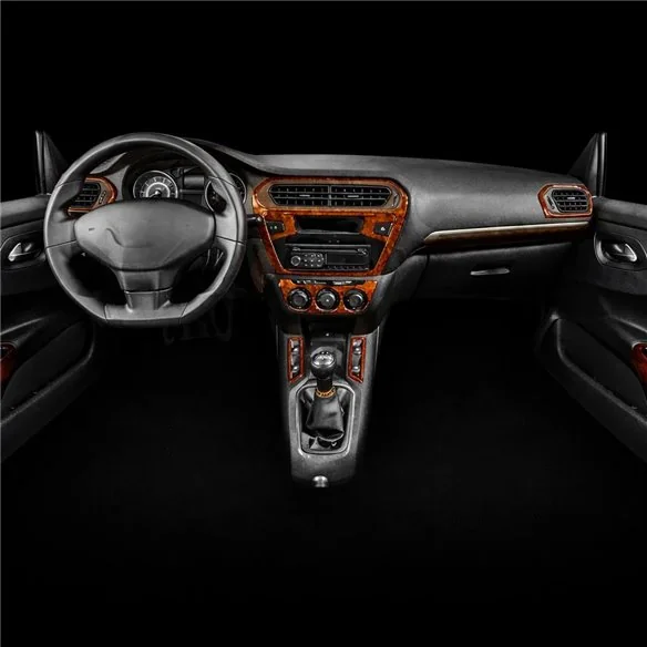 Citroen Elysee 2010+ 3D dashboard sierlijstset, 12 delen