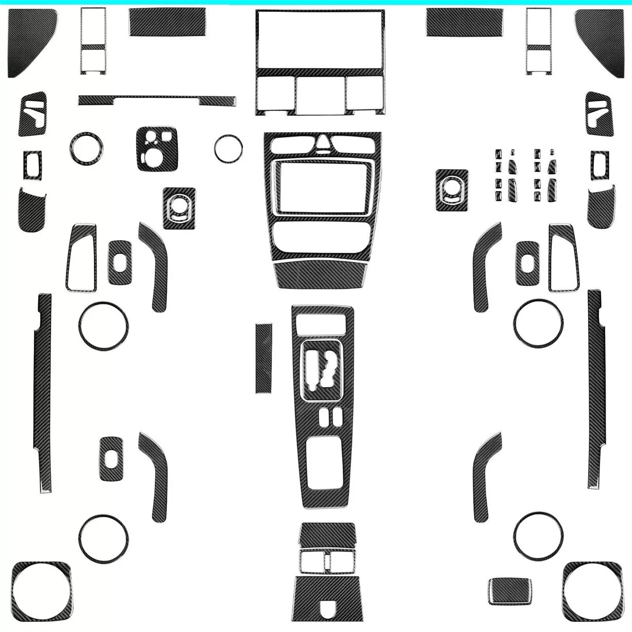 Mercedes Benz G Class W463 2004-2012 Mega set Interior BD Dash Trim Kit Mercedes Benz G Class W463 2004-2012 Mega set Interior BD Dash Trim Kit