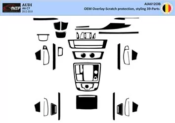 Audi A6 2012-2018 3D Interior Dashboard Trim Kit WHZ Dash Trim Dekor 8-Parts Audi A6 2012-2018 3D Interior Dashboard Trim Kit WHZ Dash Trim Dekor 8-Parts