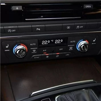 Audi A6 2012-2018 Mittelkonsole Armaturendekor Cockpit Dekor 39-Teile