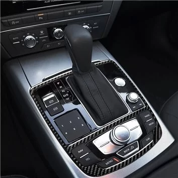 Audi A6 2012-2018 Mittelkonsole Armaturendekor Cockpit Dekor 39-Teile