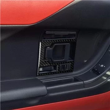 Chevrolet Corvette 1982-1982 Full Set, Automatic Gear Mascherine sagomate per rivestimento cruscotti 