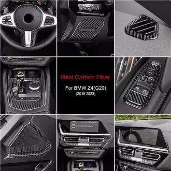 BMW Z4 G29 2019–2023 3D Inleg dashboard Interieurset aansluitend en pasgemaakt op he 16-Teile BMW Z4 G29 2019–2023 3D Inleg dashboard Interieurset aansluitend en pasgemaakt op he 16-Teile