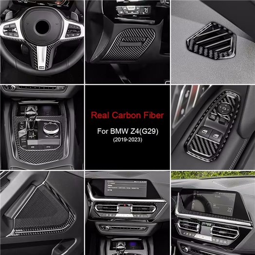 BMW Z4 G29 2019–2023 Mascherine sagomate per rivestimento cruscotti 16-Decori BMW Z4 G29 2019–2023 Mascherine sagomate per rivestimento cruscotti 16-Decori