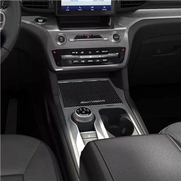 Ford Explorer 2020-2023 3D Inleg dashboard Interieurset aansluitend en pasgemaakt op he 32-Teile
