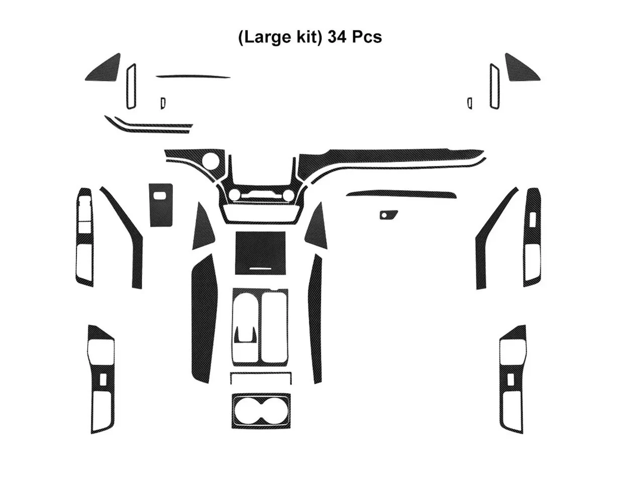 Ford Explorer 2020-2023 3D Decor de carlinga su interior del coche 32-Partes Ford Explorer 2020-2023 3D Decor de carlinga su interior del coche 32-Partes