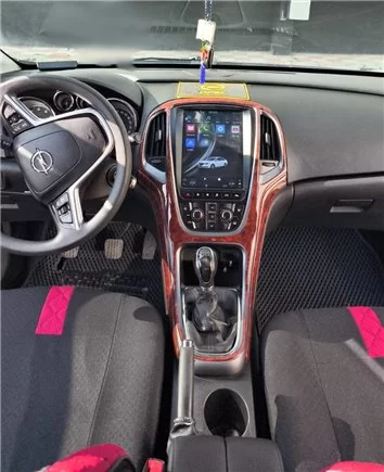 Opel Astra J 01.2013 Kit Rivestimento Cruscotto all'interno del veicolo Cruscotti personalizzati 18-Decori 2