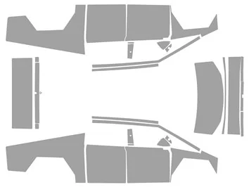 Plantilla de corte PPF de carrocería del Tesla Cybertruck 2024 2