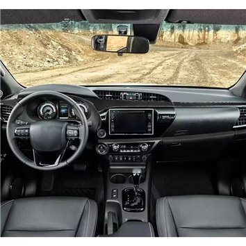 Toyota Hilux 2015-2023 Habillage Décoration de Tableau de Bord 38 Pièce Toyota Hilux 2015-2023 Habillage Décoration de Tableau de Bord 38 Pièce
