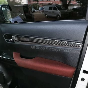 Toyota Hilux 2015-2023 Habillage Décoration de Tableau de Bord 38 Pièce