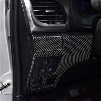 Toyota Hilux 2015-2023 Mascherine sagomate per rivestimento cruscotti 38 Decori Toyota Hilux 2015-2023 Mascherine sagomate per rivestimento cruscotti 38 Decori