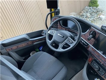 Daf XF XG XG-Plus 2021 3D Interior Dashboard Trim Kit Dash Trim Dekor 27 Parts 2
