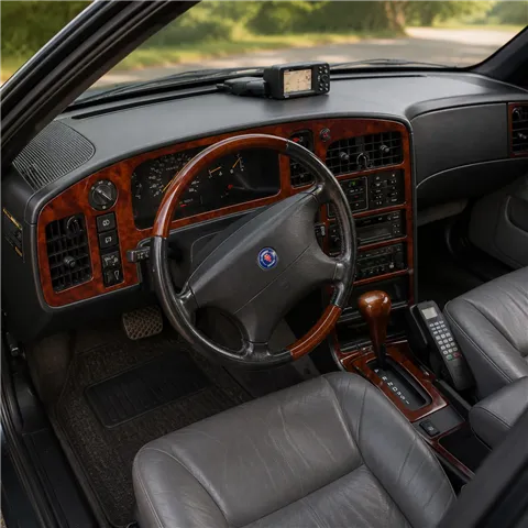 Saab 9000 1987-1994 boîte automatique 12 pièces kit décoration intérieure tableau de bord
