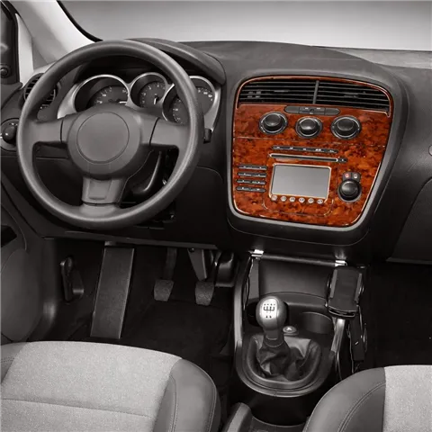 Seat Altea-Toledo 2004-2008 3D Interior Dashboard Trim Kit Dash Trim Dekor 12-Parts