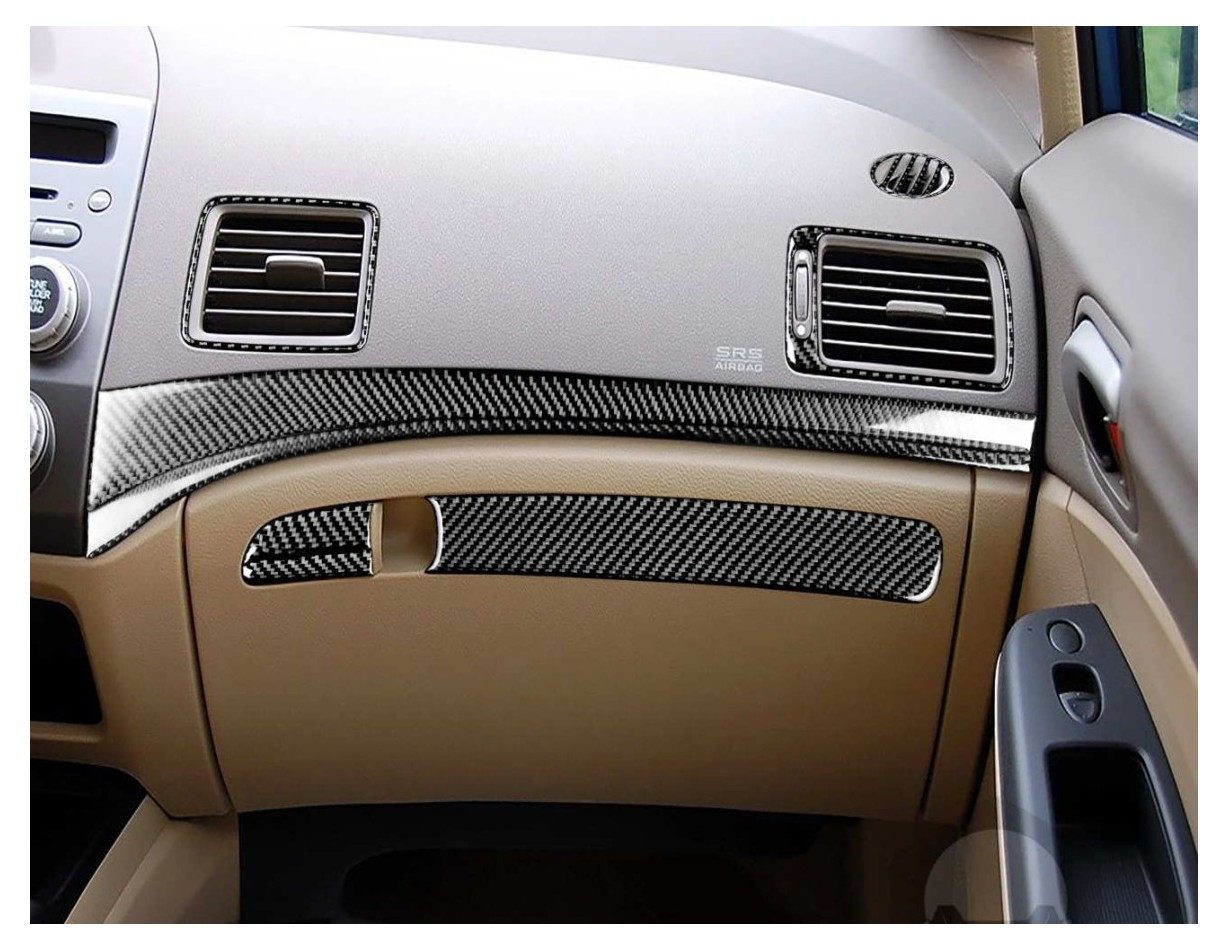 Honda Civic 2006-2011 2 Doors, Without NAVI system Interior BD Dash Trim Kit