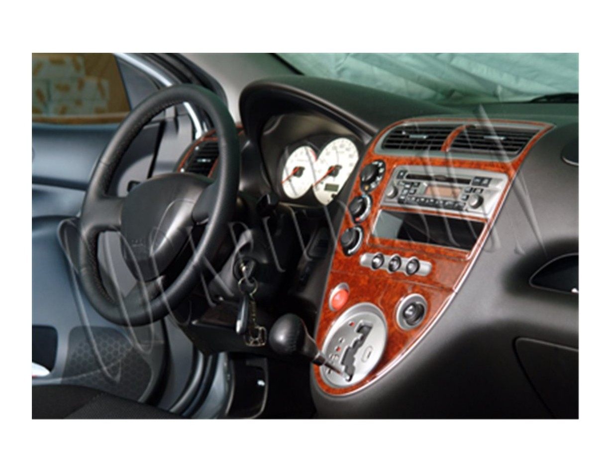 Honda Civic Type R 03.01 - 09.06 3D Inleg dashboard Interieurset aansluitend en pasgemaakt op he 6 -Teile