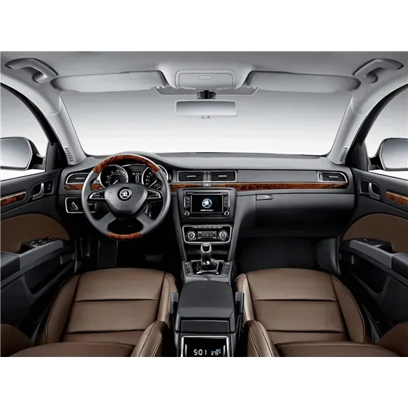 Skoda SuperB 2019 3D Cockpit Dekor Interieurleisten Set 14-teilig