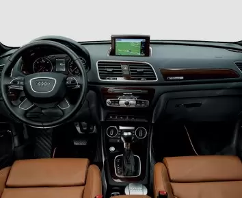Audi Q3 ab 2015 Mittelkonsole Armaturendekor Cockpit Dekor 49-Teilige - 1