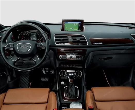 Audi Q3 ab 2015 Armaturendekor Cockpit Dekor 49-Teilige