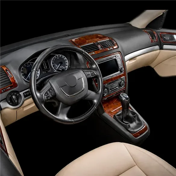 Skoda Yeti 2010-in poi kit rivestimento cruscotto e interni 3D 36 pezzi