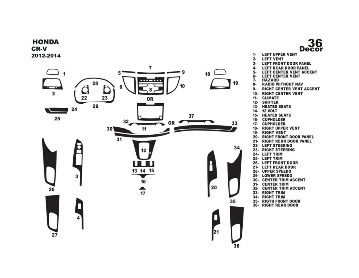 Opel Zafira B 01 06 12 10 3m 3d Interior Dashboard Trim Kit Dash Trim Dekor 4 Parts Vehicle Type Lhd Left Hand Drive Product Design 3d Dark Wenge